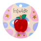 Erstwilder Pete Cromer Fairy Tales Apple Simplified Mini Brooch