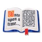 Erstwilder Pete Cromer Fairy Tales Open Book Simplified Mini Brooch
