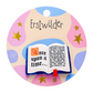Erstwilder Pete Cromer Fairy Tales Open Book Simplified Mini Brooch