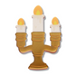 Erstwilder Pete Cromer Fairy Tales Candelabra Simplified Mini Brooch