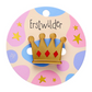 Erstwilder Pete Cromer Fairy Tales Crown Simplified Mini Brooch