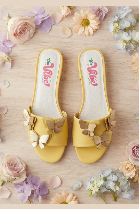 The Vibe is Social Butterfly in Pale Banana