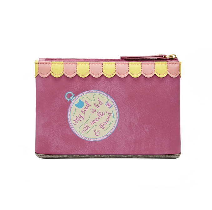 Vendula Sewing Shop Raspberry Edition Zipper Coin Purse