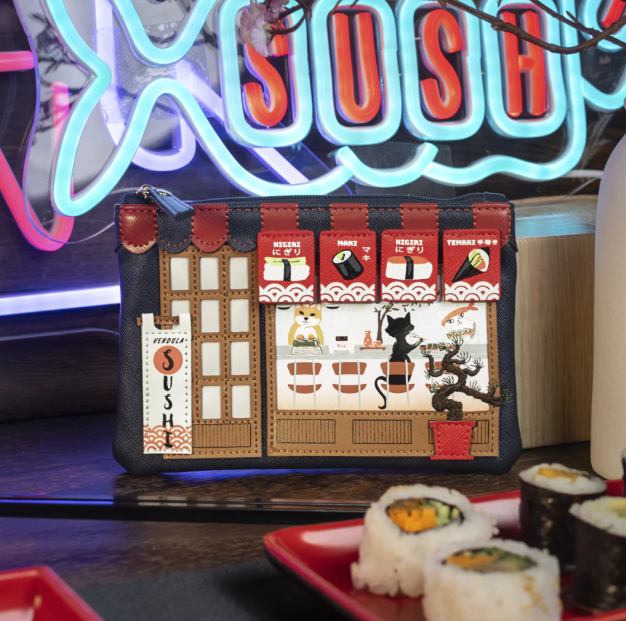 PREORDER Vendula Sushi Blue Edition Zipper Key Coin Purse