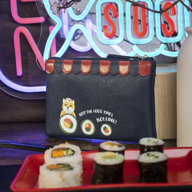 PREORDER Vendula Sushi Blue Edition Zipper Key Coin Purse