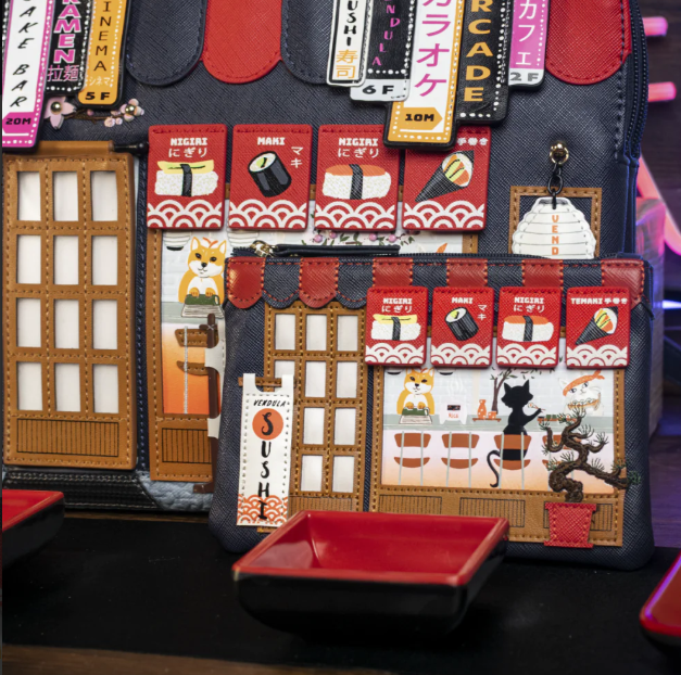 PREORDER Vendula Sushi Blue Edition Zipper Key Coin Purse