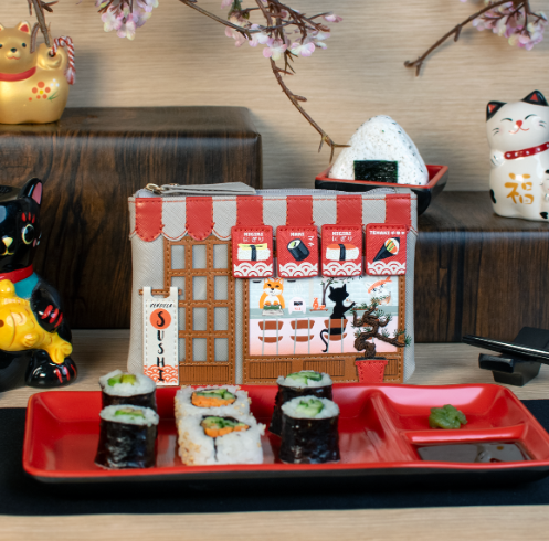PREORDER Vendula Sushi Grey Edition Key Coin Purse