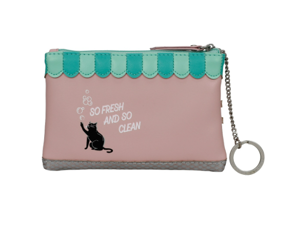 Vendula Bubble Cats Laundromat Coin Purse