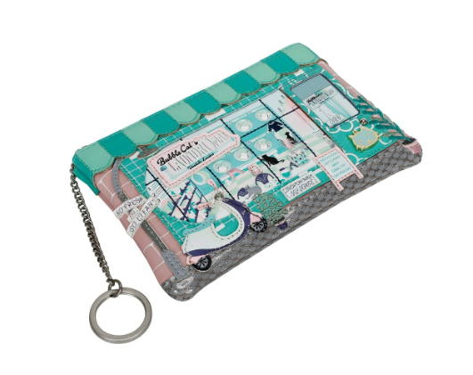 Vendula Bubble Cats Laundromat Coin Purse