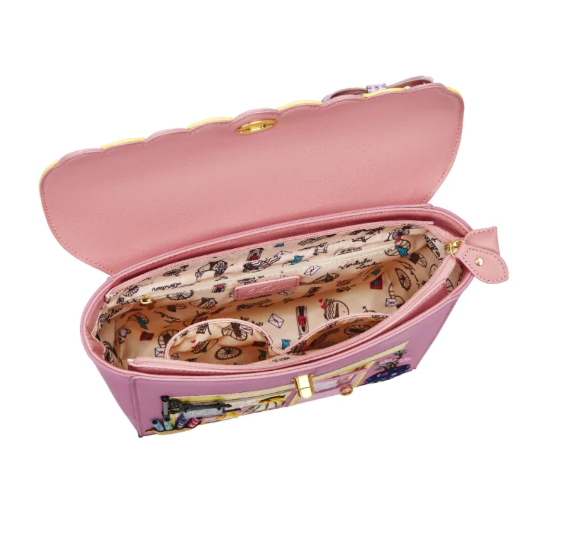 Vendula Sewing Shop Raspberry Edition Shoulder Backpack Converter Bag