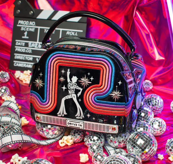 Vendula Kittys Drive In Movie Caturday Night Fever Cattilac Bag