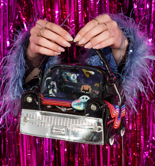 Vendula Kittys Drive In Movie Caturday Night Fever Cattilac Bag