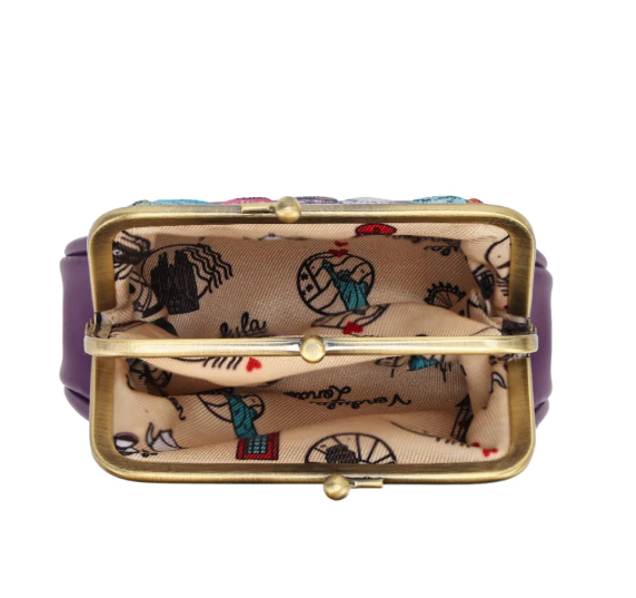 Vendula Travelling Library Bookshop Clipper Coin Purse