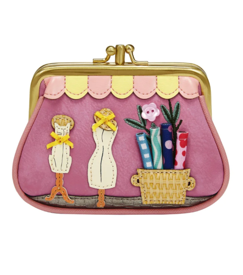 Vendula Sewing Shop Raspberry Edition Clipper Coin Purse