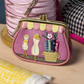 Vendula Sewing Shop Raspberry Edition Clipper Coin Purse