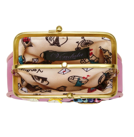 Vendula Sewing Shop Raspberry Edition Clipper Coin Purse