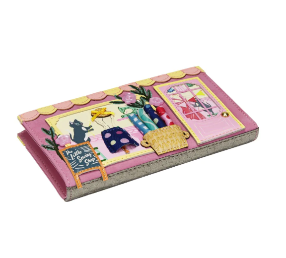 Vendula Sewing Shop Raspberry Edition Compact Folding Wallet