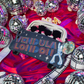 Vendula Kittys Drive In Movie Caturday Night Fever Catillac Coin Purse