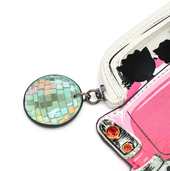 Vendula Kittys Drive In Movie Caturday Night Fever Catillac Coin Purse
