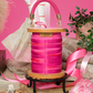 Vendula Pink Ribbon Sewing Box Scrapbook Cotton Reel Bag