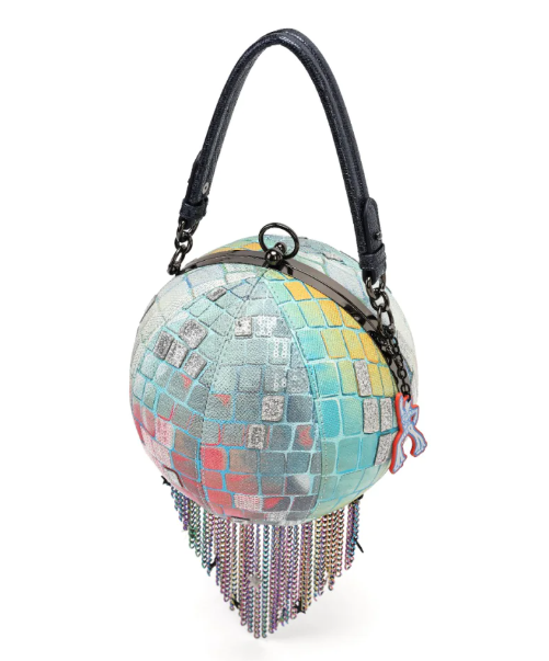 Vendula Kittys Drive In Movie Caturday Night Fever Disco Ball Bag