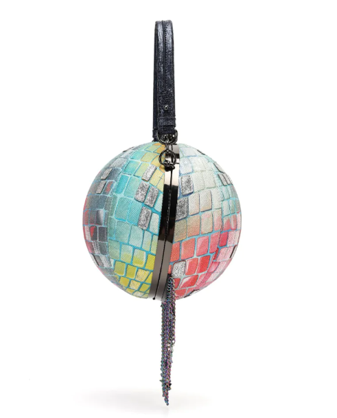 Vendula Kittys Drive In Movie Caturday Night Fever Disco Ball Bag