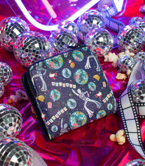 Vendula Kittys Drive In Movie Caturday Night Fever Flexcard Wallet