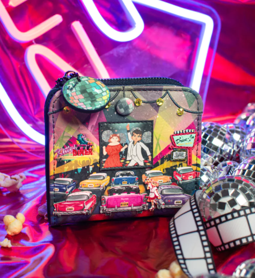 Vendula Kittys Drive In Movie Caturday Night Fever Flexcard Wallet