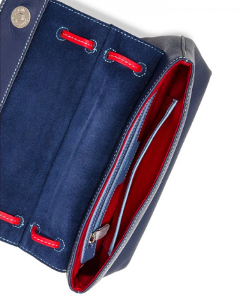 Mywalit Small Flapover Crossbody Blue