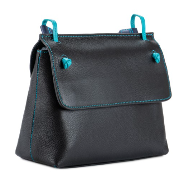 Mywalit Small Flapover Crossbody Black