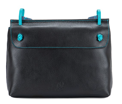 Mywalit Small Flapover Crossbody Black