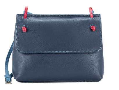 Mywalit Small Flapover Crossbody Blue