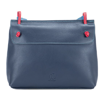 Mywalit Small Flapover Crossbody Blue