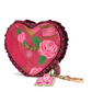 Vendula Pink Ribbon Sewing Box Scrapbook Heart Coin Purse