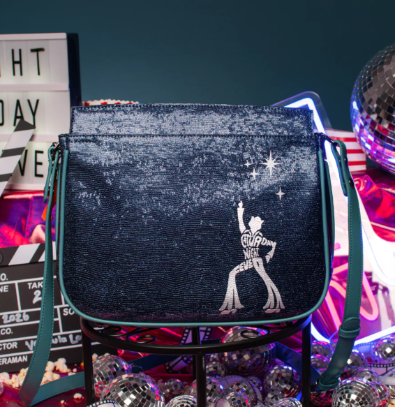 Vendula Kittys Drive In Movie Caturday Night Fever Heather Crossbody