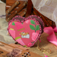 Vendula Pink Ribbon Sewing Box Scrapbook Heart Coin Purse