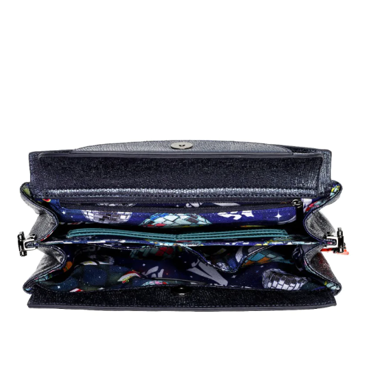 Vendula Kittys Drive In Movie Caturday Night Fever Heather Crossbody