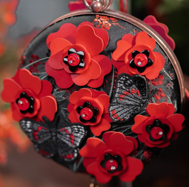 PREORDER Vendula Butterfly Garden Jayla Evening Bag