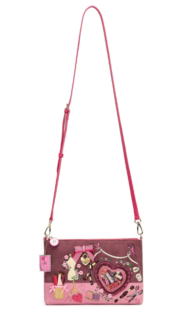 Vendula Pink Ribbon Sewing Box Scrapbook Kate Bag