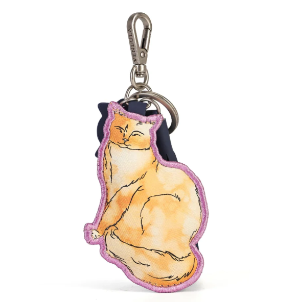 Vendula Cats In The City Orange Cat Key Charm
