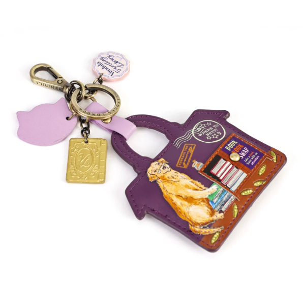 Vendula Travelling Library Bookshop Key Charm