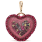 Vendula Pink Ribbon Sewing Box Scrapbook Key Charm