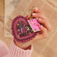 Vendula Pink Ribbon Sewing Box Scrapbook Key Charm