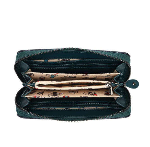 Vendula Haunted Theatre Large Ziparound Wallet