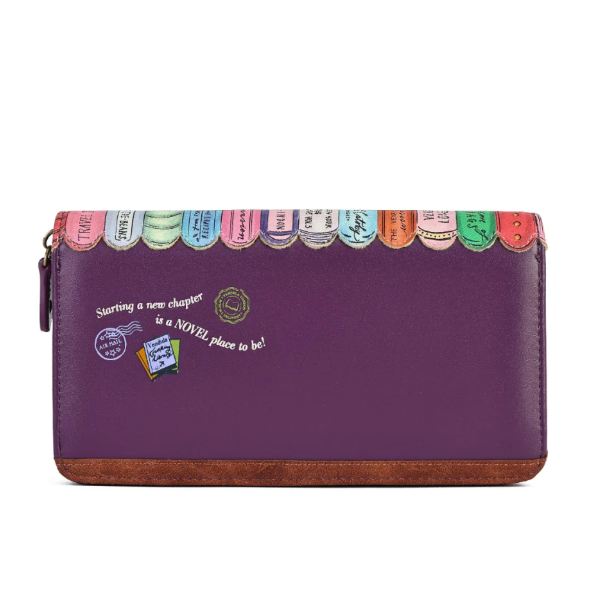 Vendula Travelling Library Bookshop Large Ziparound Wallet