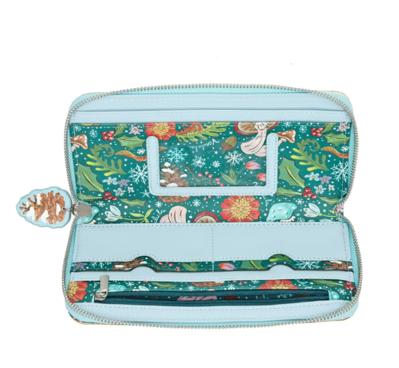 Vendula Fairy Village Snowflake Edition Large Ziparound Crossbody