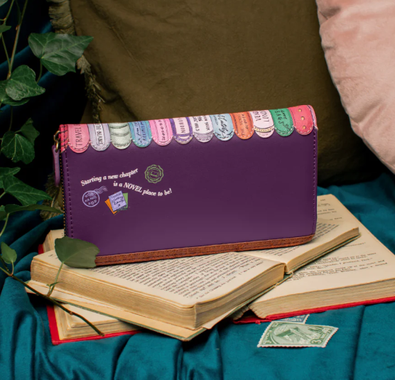 Vendula Travelling Library Bookshop Large Ziparound Wallet