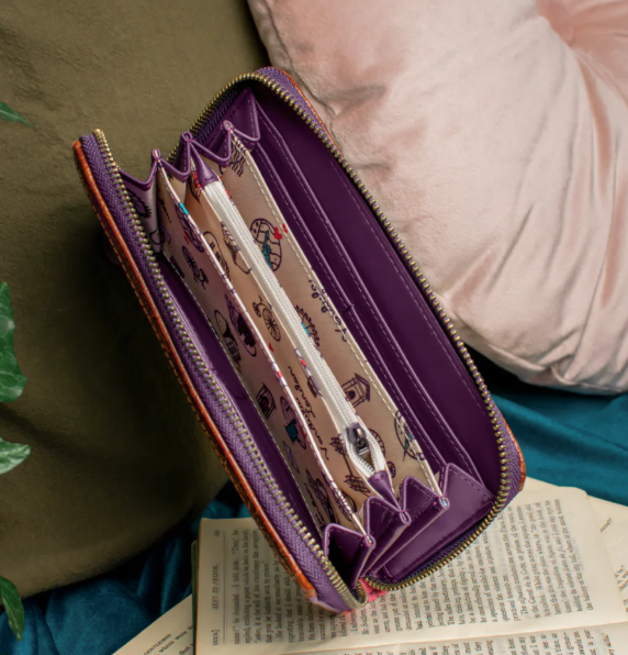 Vendula Travelling Library Bookshop Large Ziparound Wallet