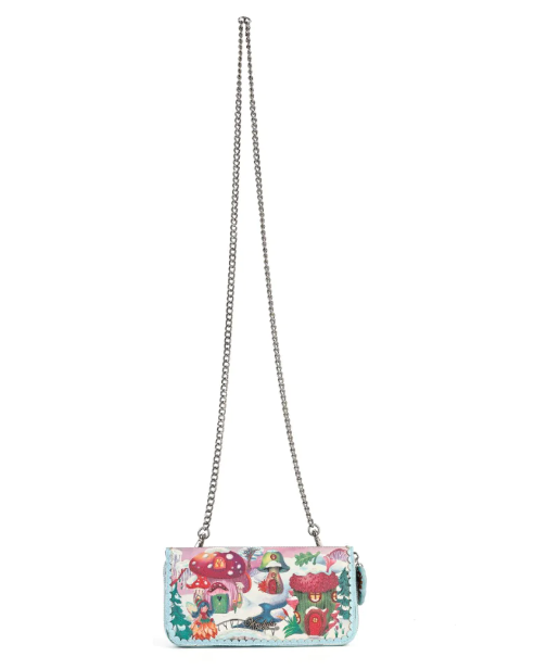 Vendula Fairy Village Snowflake Edition Large Ziparound Crossbody