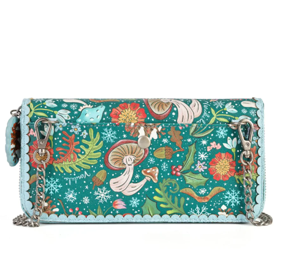 Vendula Fairy Village Snowflake Edition Large Ziparound Crossbody